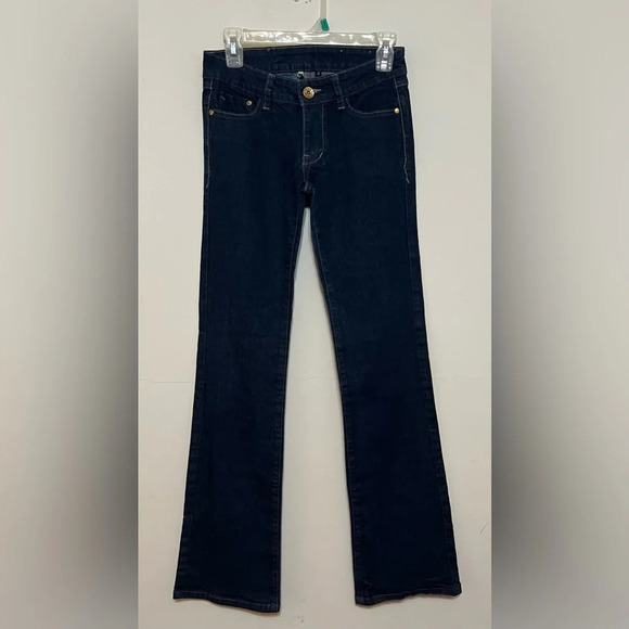 Red by Marc Ecko Denim Blue Jeans. Y2K  Dark Wash Bootcut Sz 3 - Picture 3 of 13